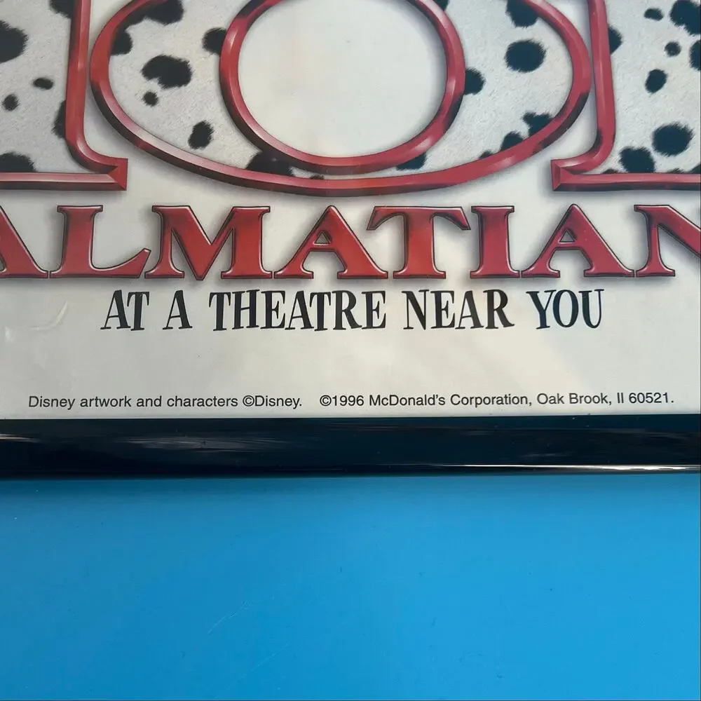 90s Disney 101 Dalmatians McDonald’s Puppy Love Framed Poster 1990s Vintage